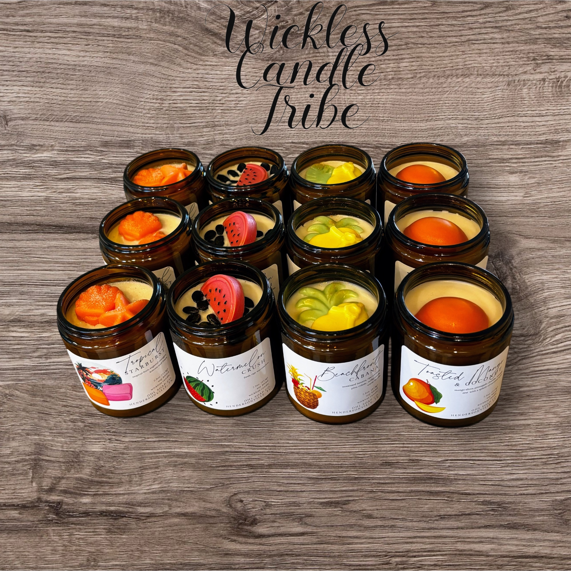 Wickless Candle Tribe - Old Hickory Lake Soap Co.