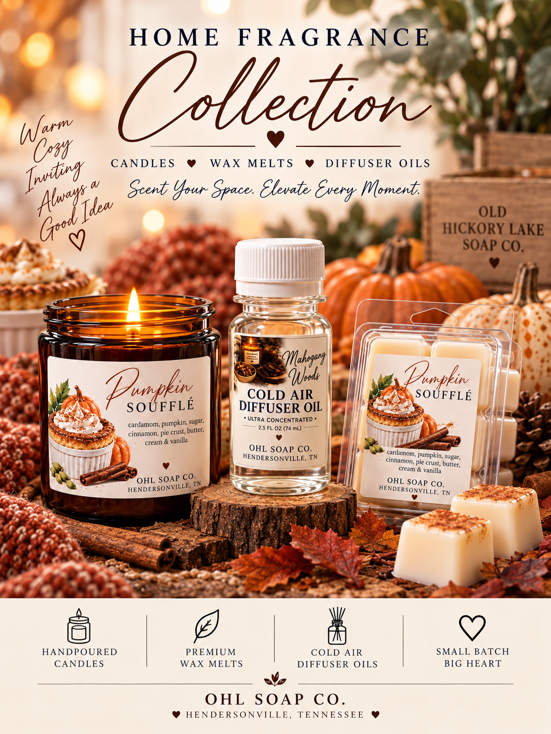 Wickless Candle Tribe