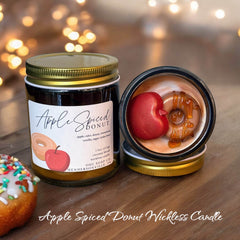 Apple Spiced Donut Wickless Candle - Old Hickory Lake Soap Co.