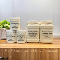 Fresh Linen Concentrated Laundry Soap with Baking Soda - Old Hickory Lake Soap Co.