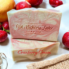 Cranberry Cream Soap - Old Hickory Lake Soap Co.
