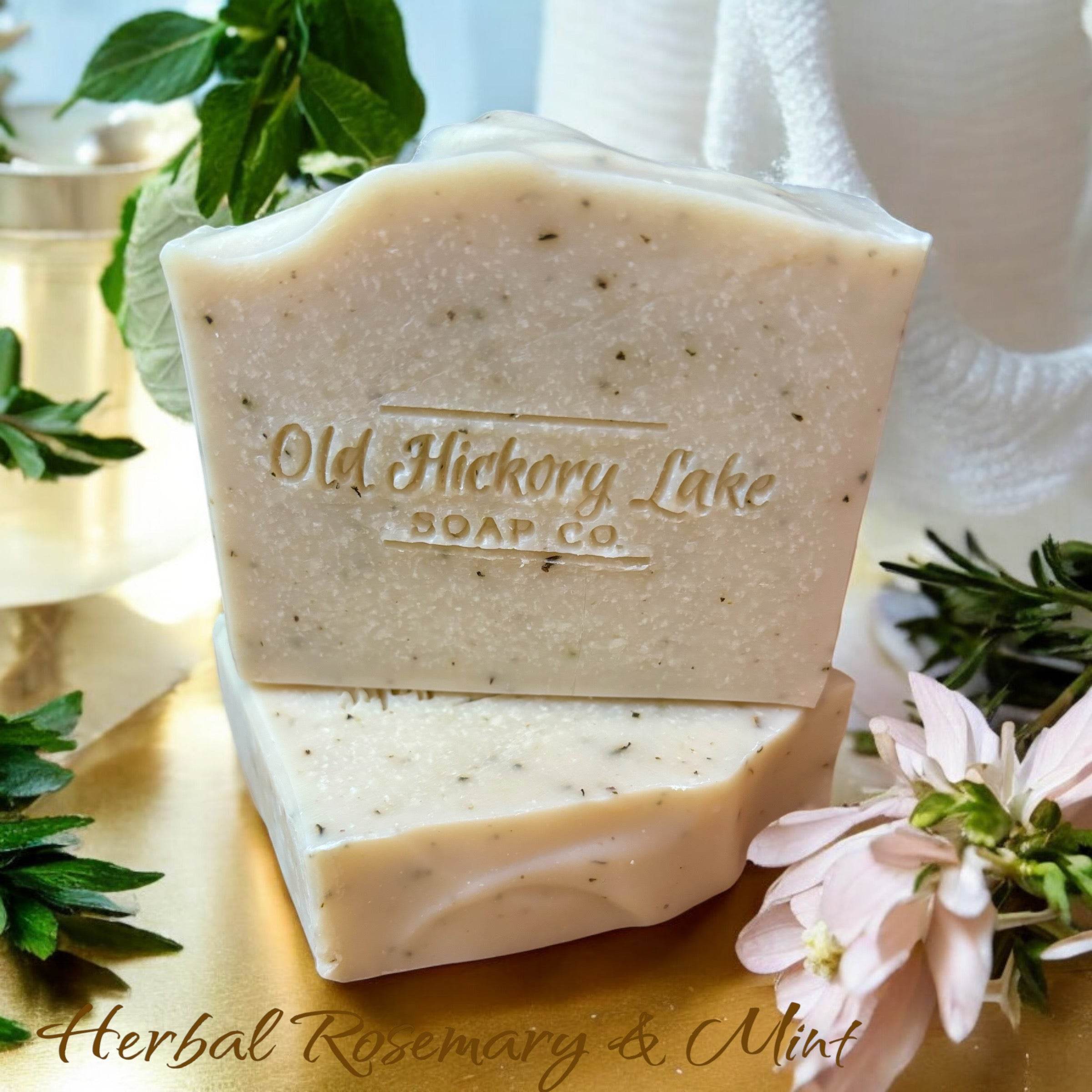 Herbal Rosemary & Mint Soap - Old Hickory Lake Soap Co.