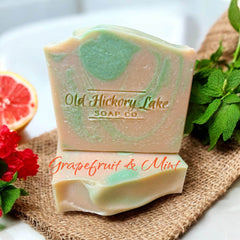Grapefruit & Mint Soap - Old Hickory Lake Soap Co.