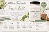 The Classic Lakehouse Powder Laundry Bundle by Old Hickory Lake Soap Co.