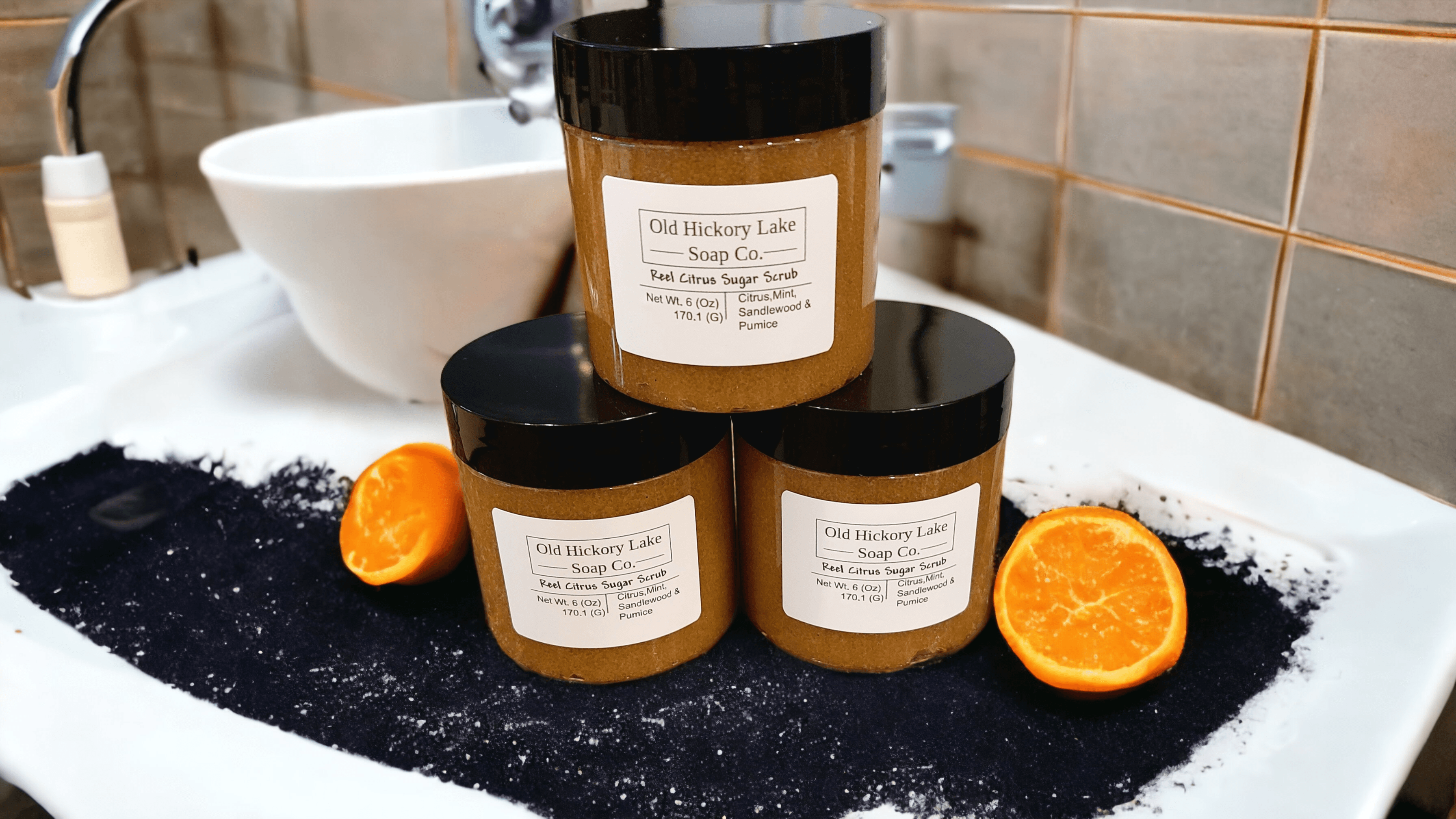 Emulsified Citrus Sugar Body Scrub - Old Hickory Lake Soap Co.