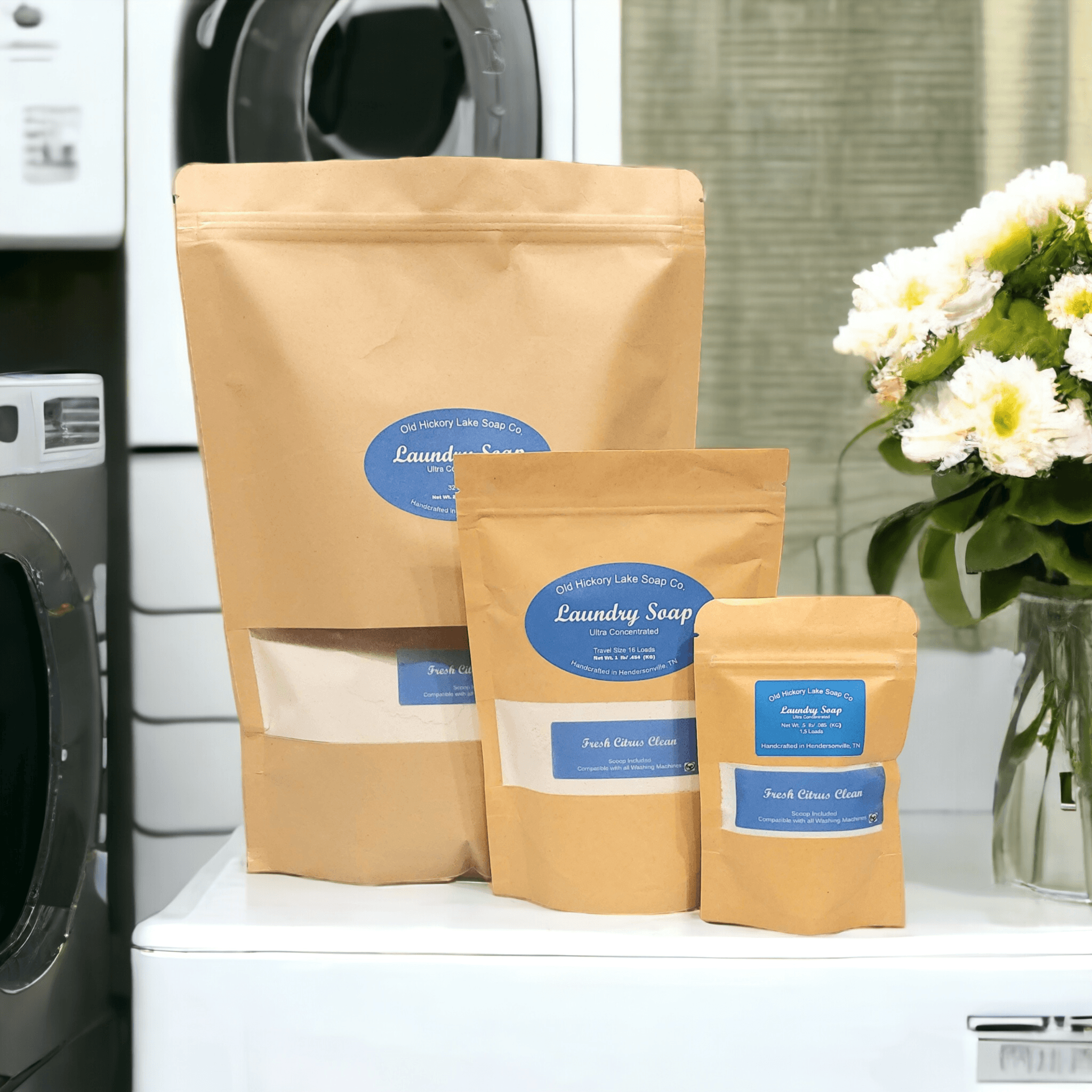 French Lavender Concentrated Laundry Soap with Baking Soda - Old Hickory Lake Soap Co.