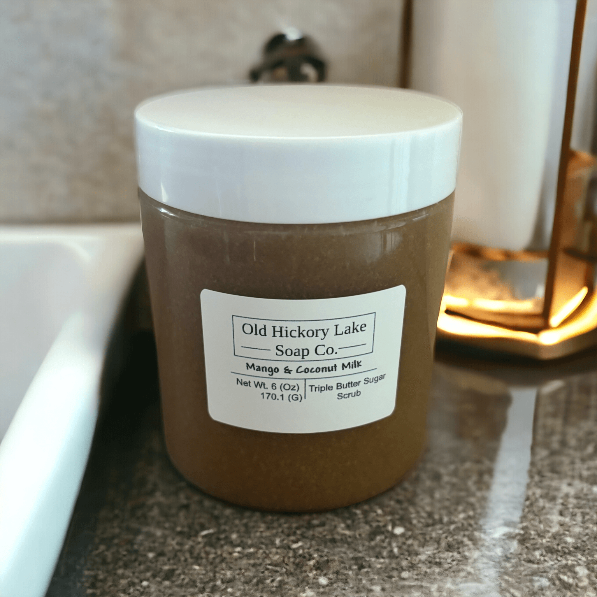 Emulsified Triple Butter Sugar Scrub - Old Hickory Lake Soap Co.