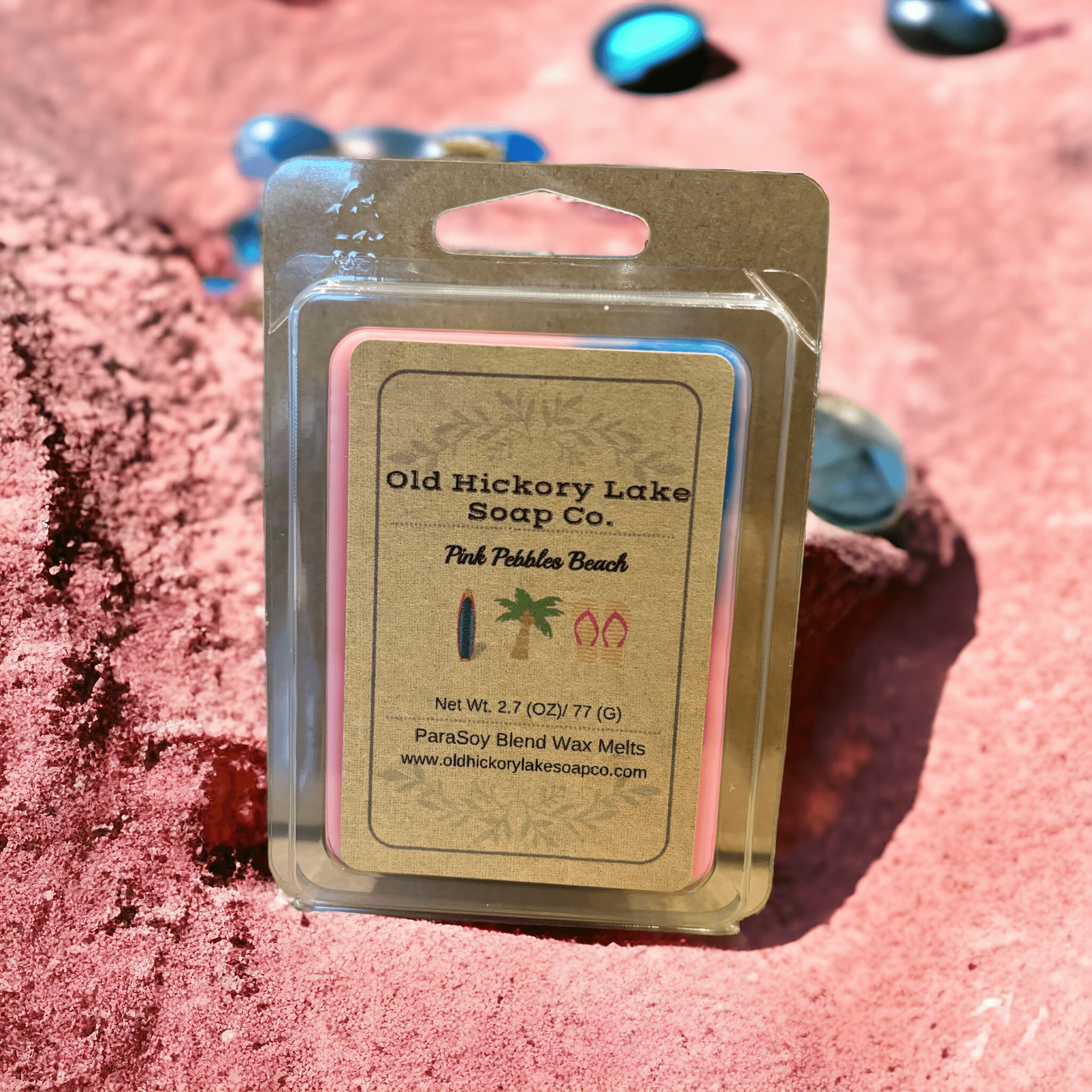 Pink Pebbles Beach Wax Melts - Old Hickory Lake Soap Co.