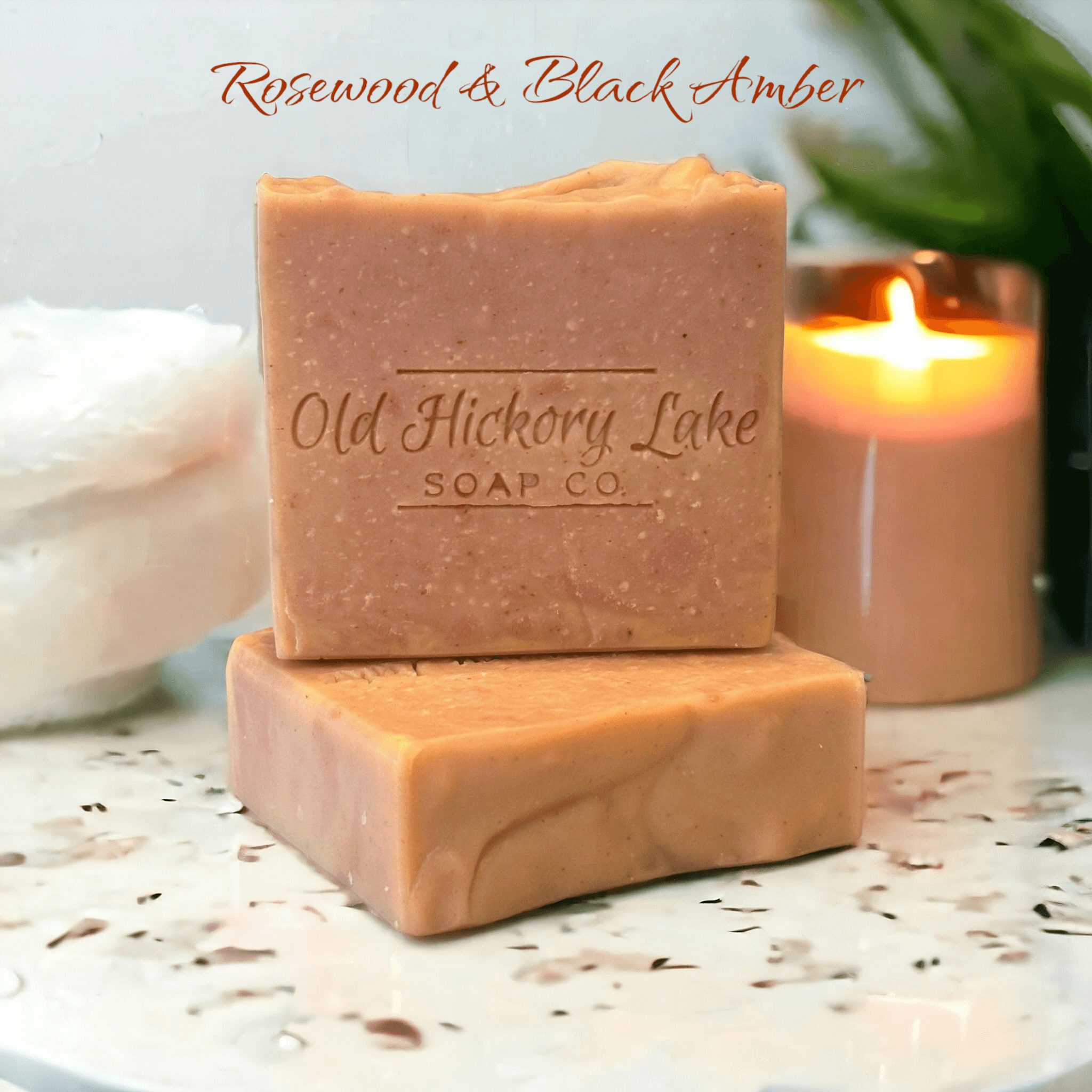 Rosewood & Black Amber Soap - Old Hickory Lake Soap Co.