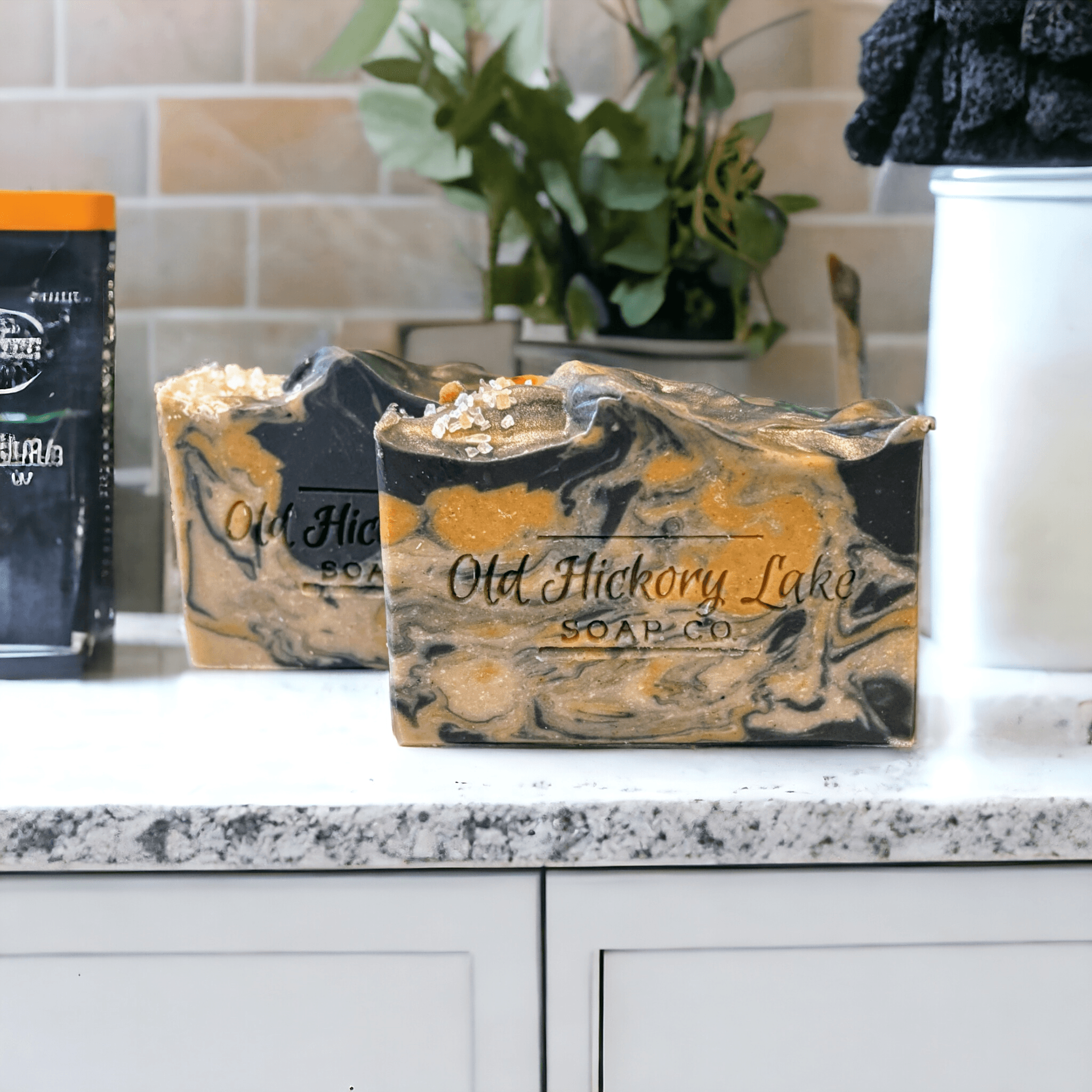 Stress Relief Activated Charcoal Face and Body Bar - Old Hickory Lake Soap Co.