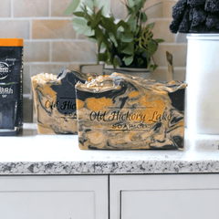 Stress Relief Activated Charcoal Face and Body Bar - Old Hickory Lake Soap Co.