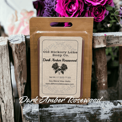 Dark Amber Rosewood Wax Melts - Old Hickory Lake Soap Co.