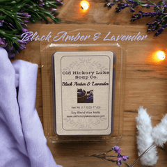 Black Amber & Lavender Wax Melts - Old Hickory Lake Soap Co.