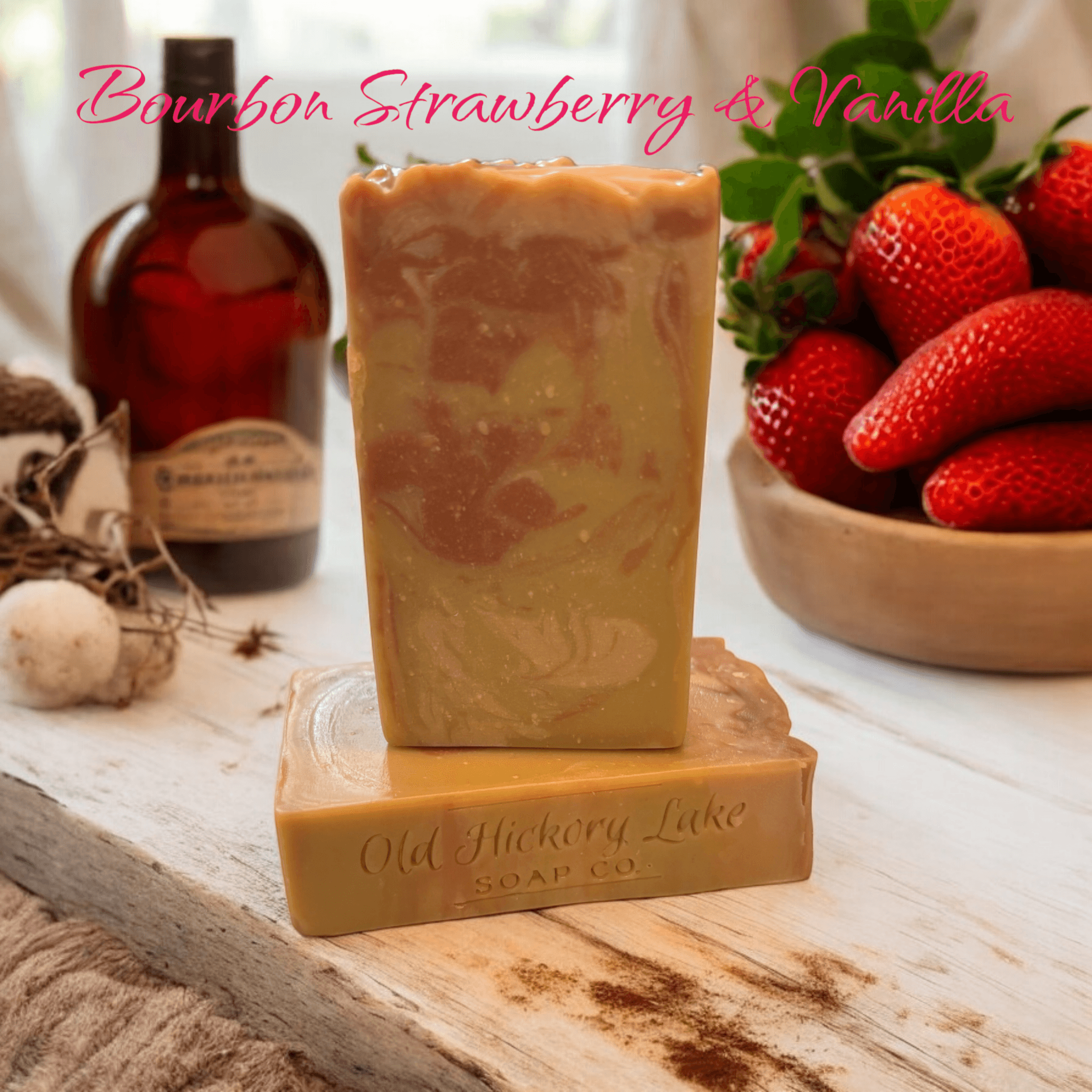 Bourbon Strawberry & Vanilla - Old Hickory Lake Soap Co.