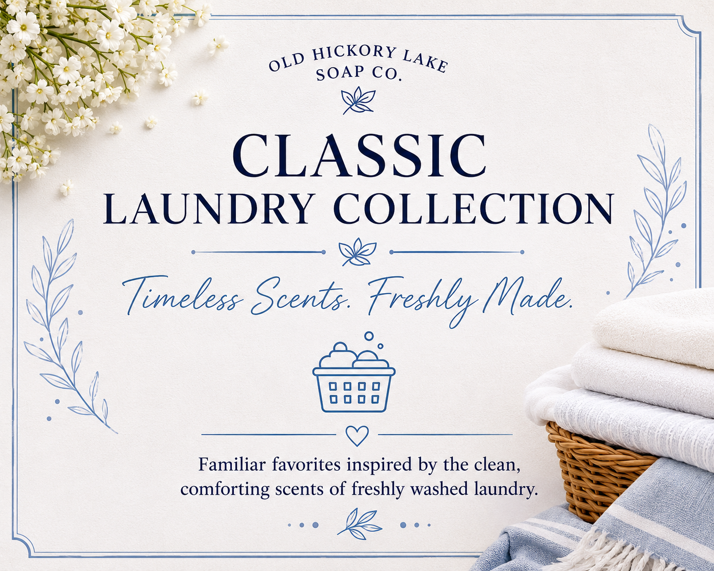 The Classic Lakehouse Laundry Powder  by Old Hickory Lake Soap Co.