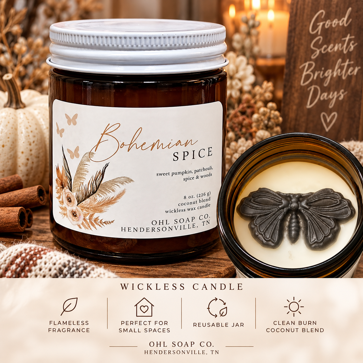 Bohemian Spice Candle