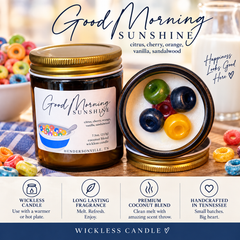 Fruity Hoops Wickless Candle