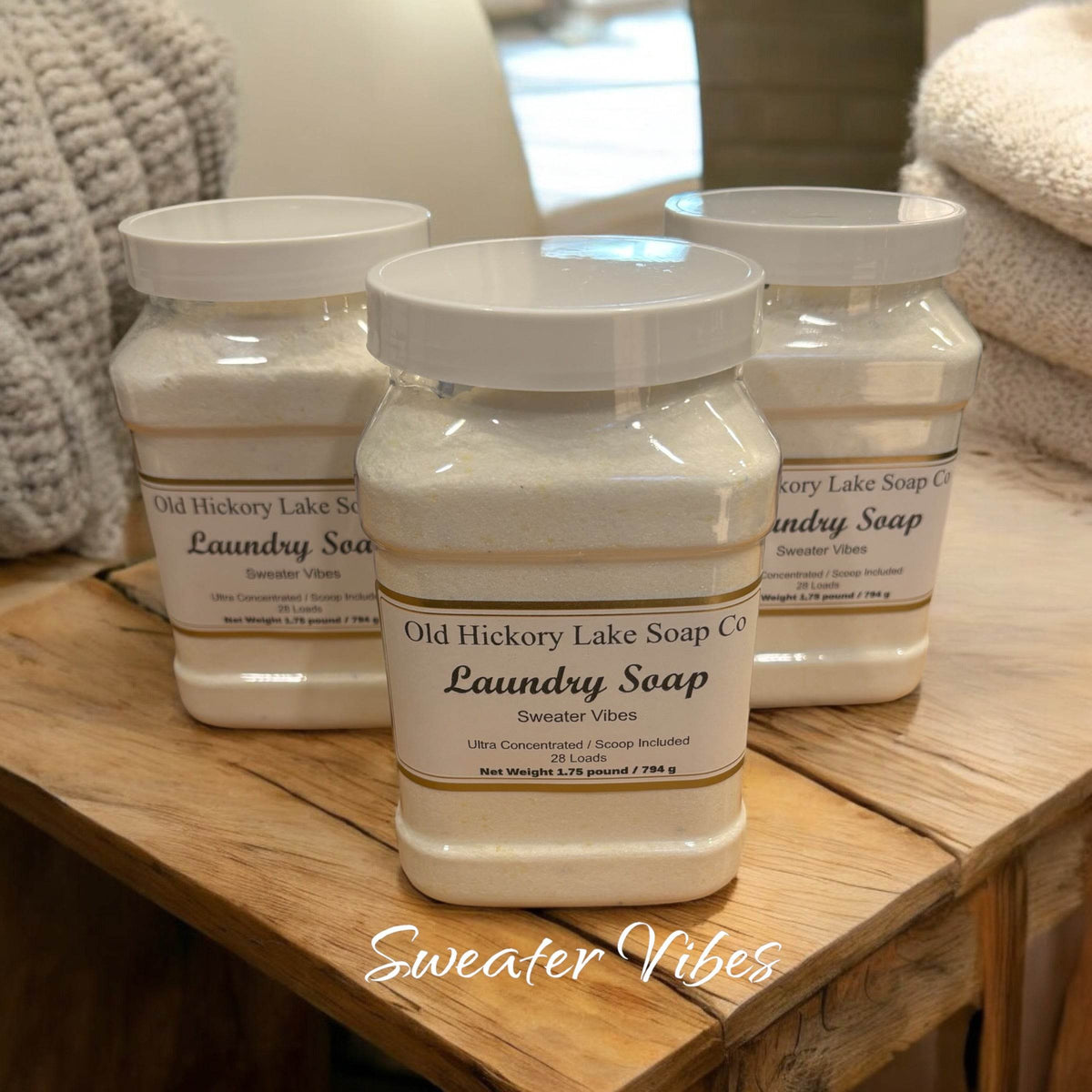 French Lavender Concentrated Laundry Soap with Baking Soda - Old Hickory Lake Soap Co.