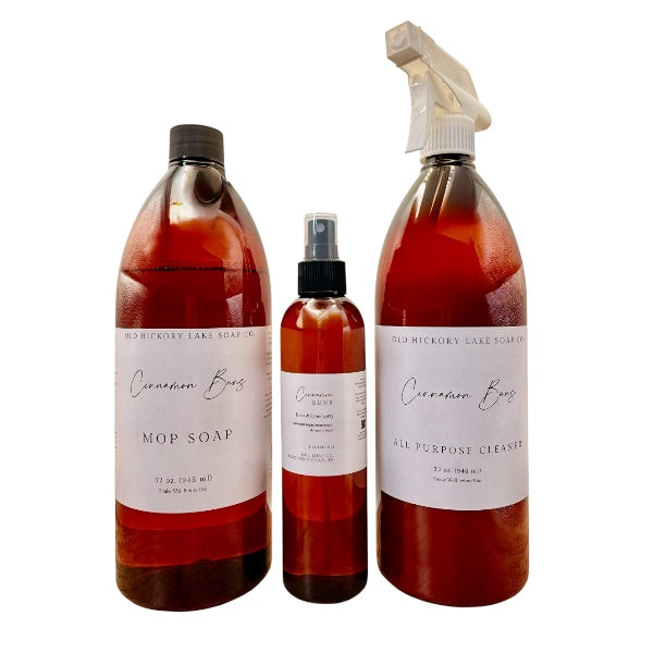 The Lakehouse Clean Bundle Limited Edition Holiday Scents — Mop • All Purpose Cleaner • Room Spray