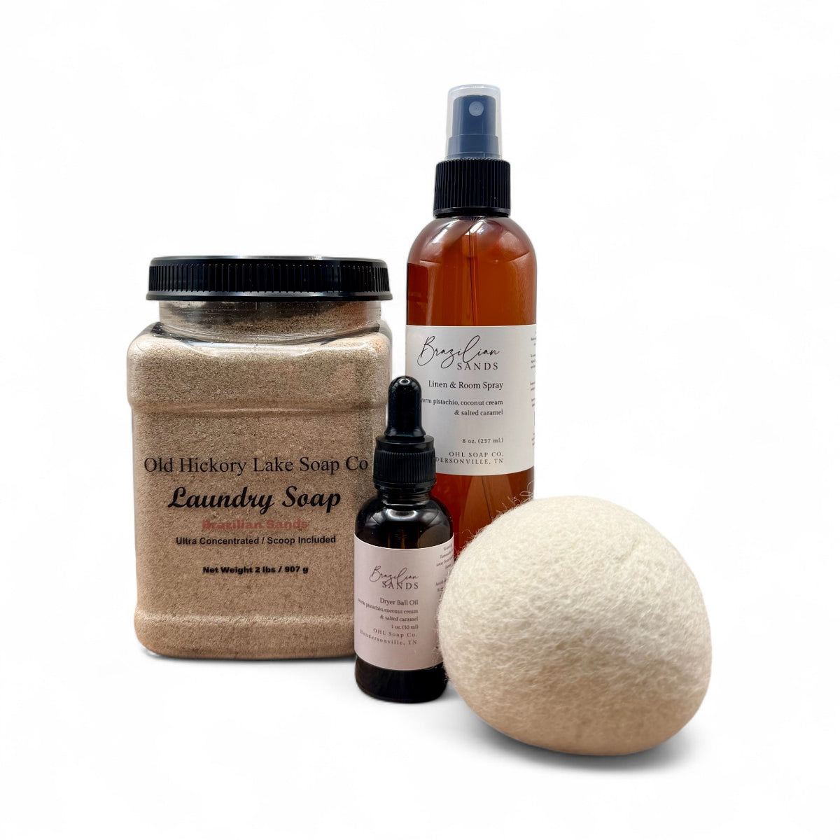 The Lakehouse Powder Laundry Bundle by Old Hickory Lake Soap Co.