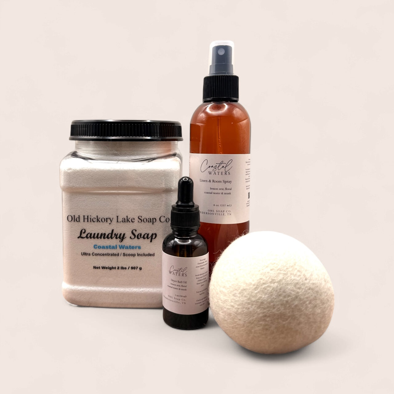 The Lakehouse Powder Laundry Bundle by Old Hickory Lake Soap Co.
