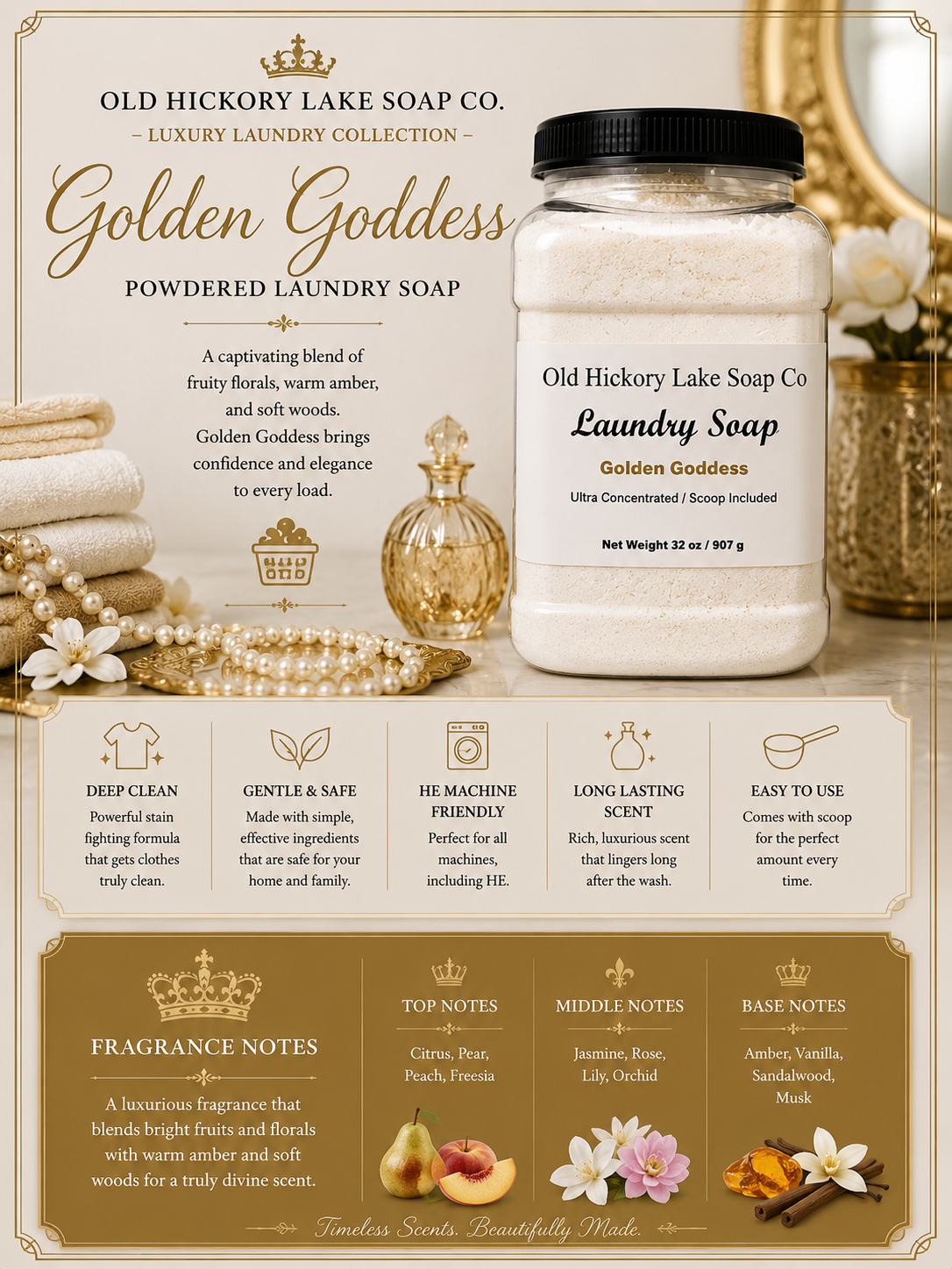 Lakehouse Cozy Scent Collection | Powder Laundry Soap