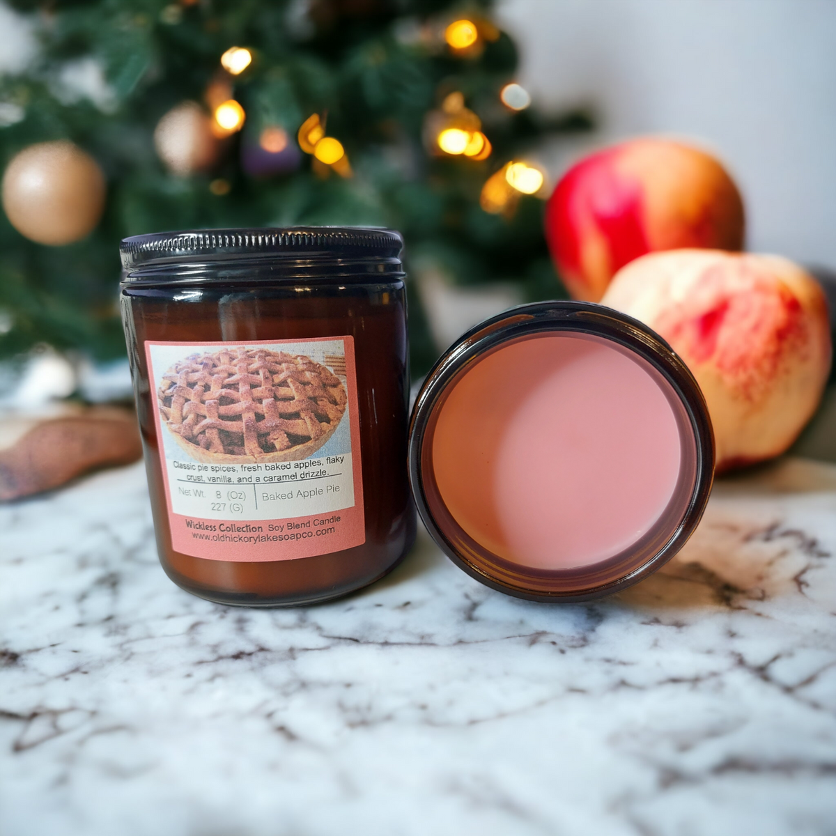 Baked Apple Pie Wickless Candle