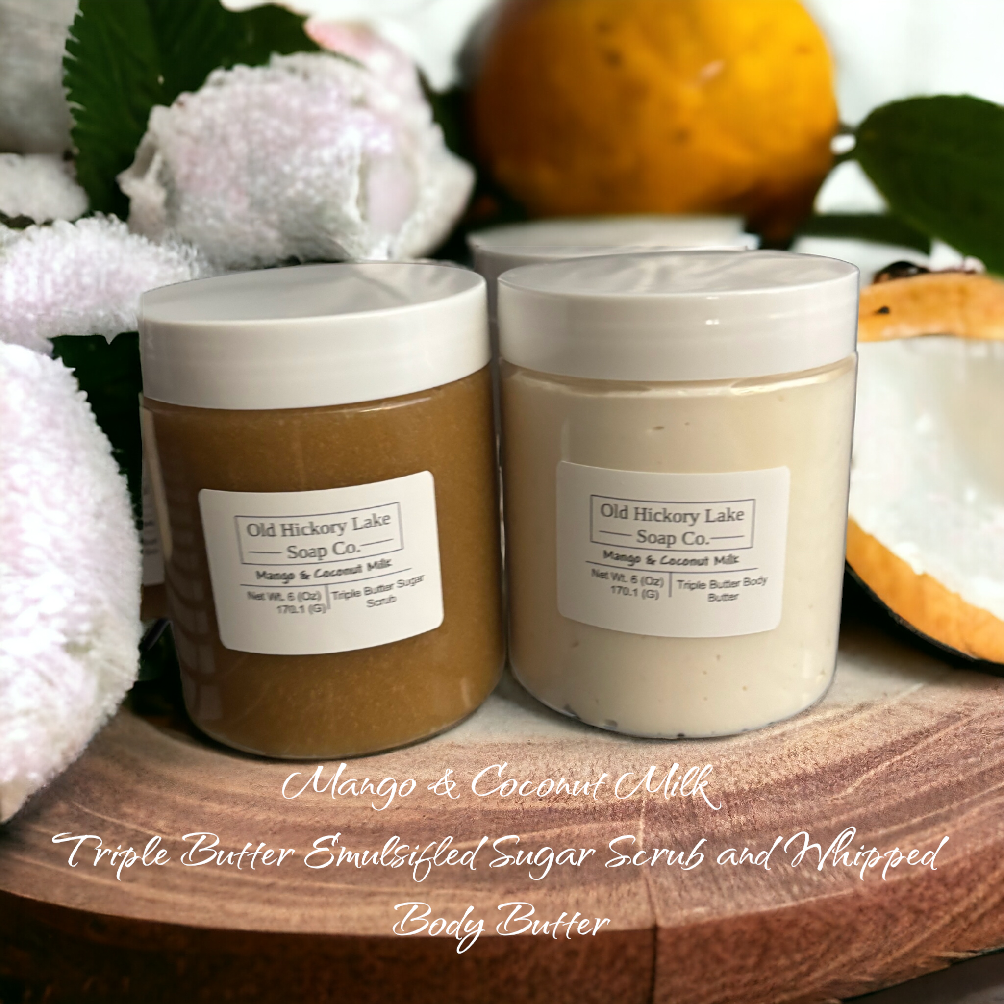 Emulsified Triple Butter Sugar Scrub