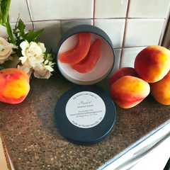 Peach It!  Wickless Candle Tin