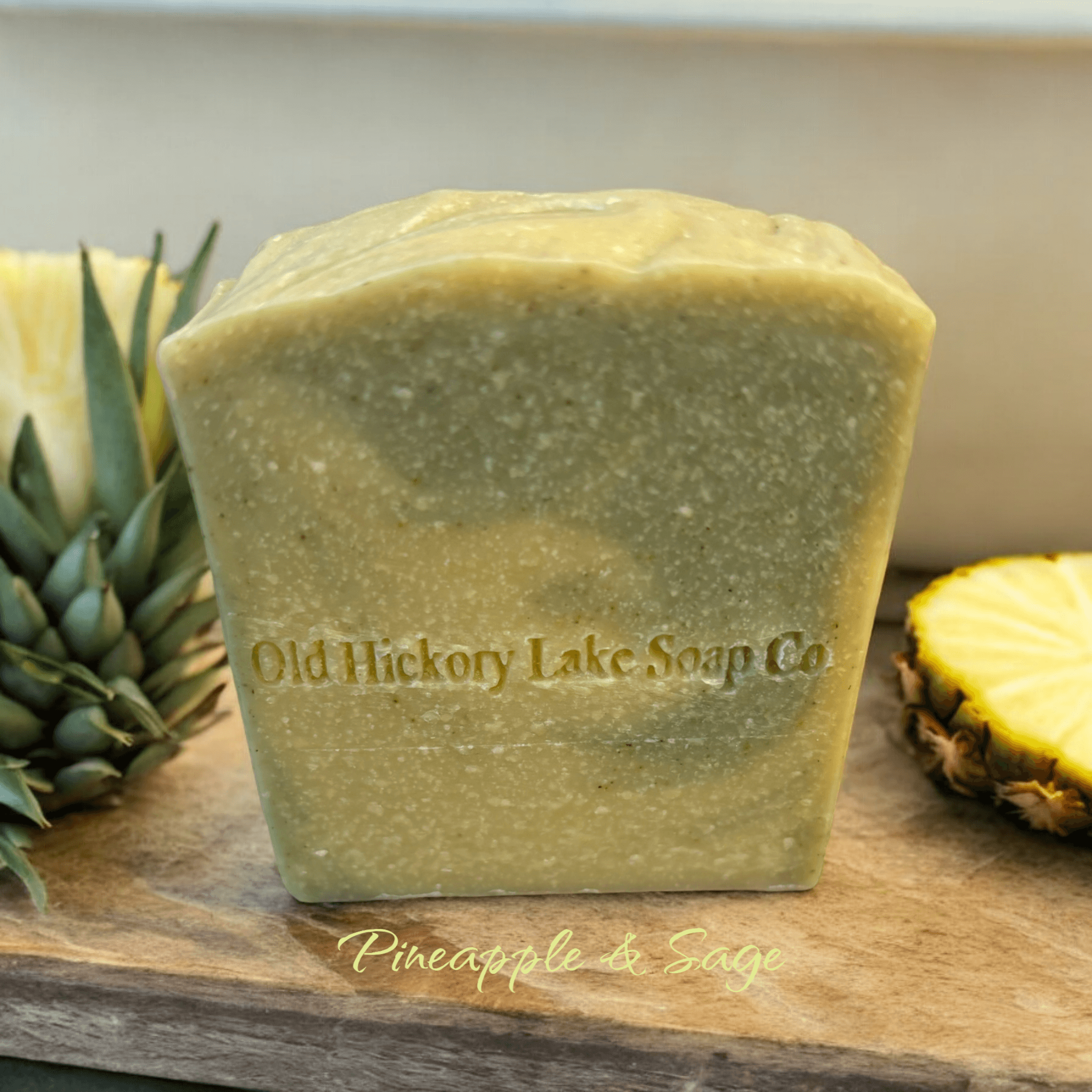 Pineapple & Sage Bar Soap - Old Hickory Lake Soap Co.