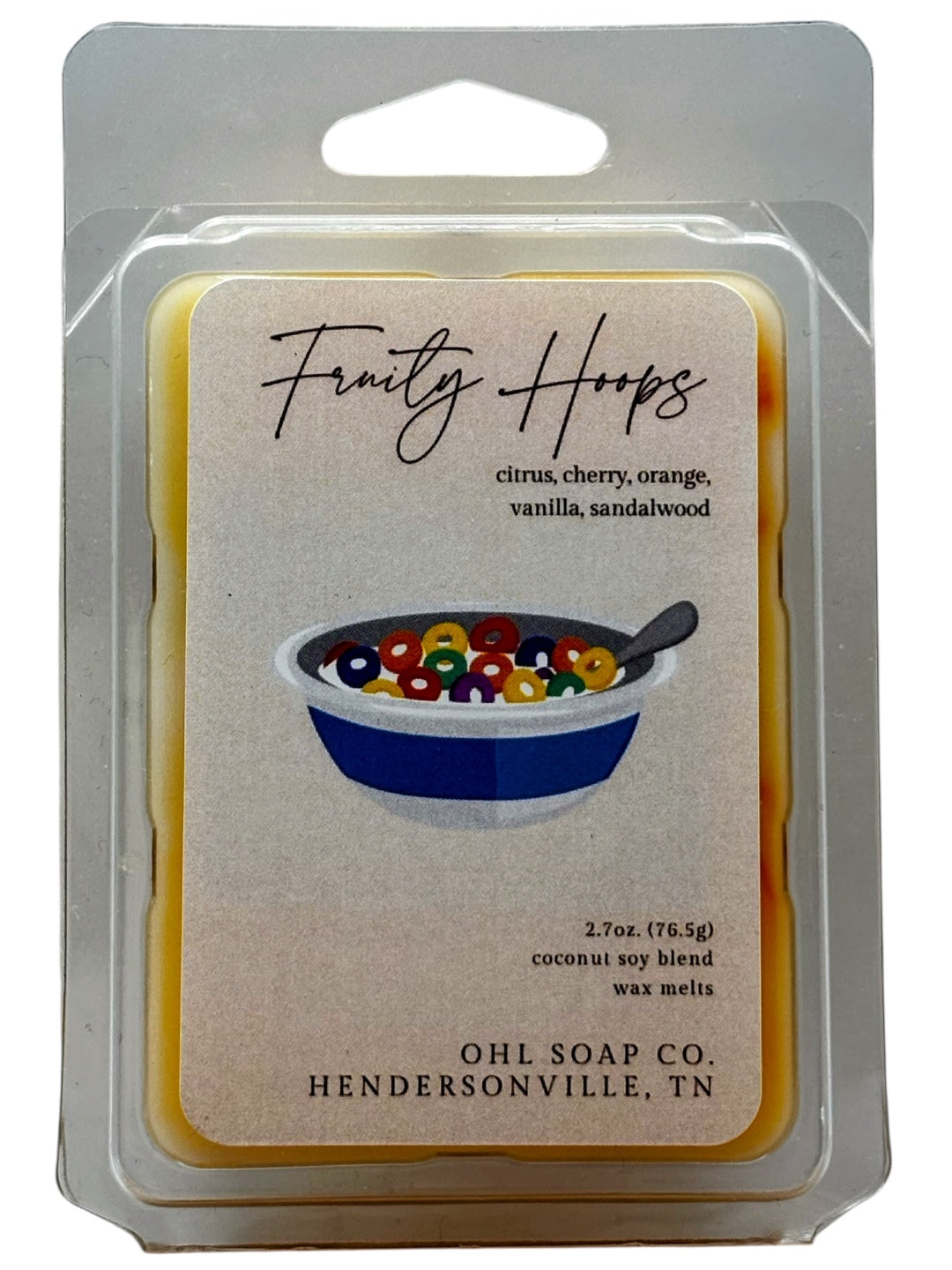 Fruity Hoops Wax Melt